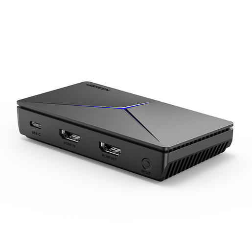 Адаптер UGREEN CM410 (10936) Audio Video Capture Card Mic+Headphone 1080P HDMI, черный