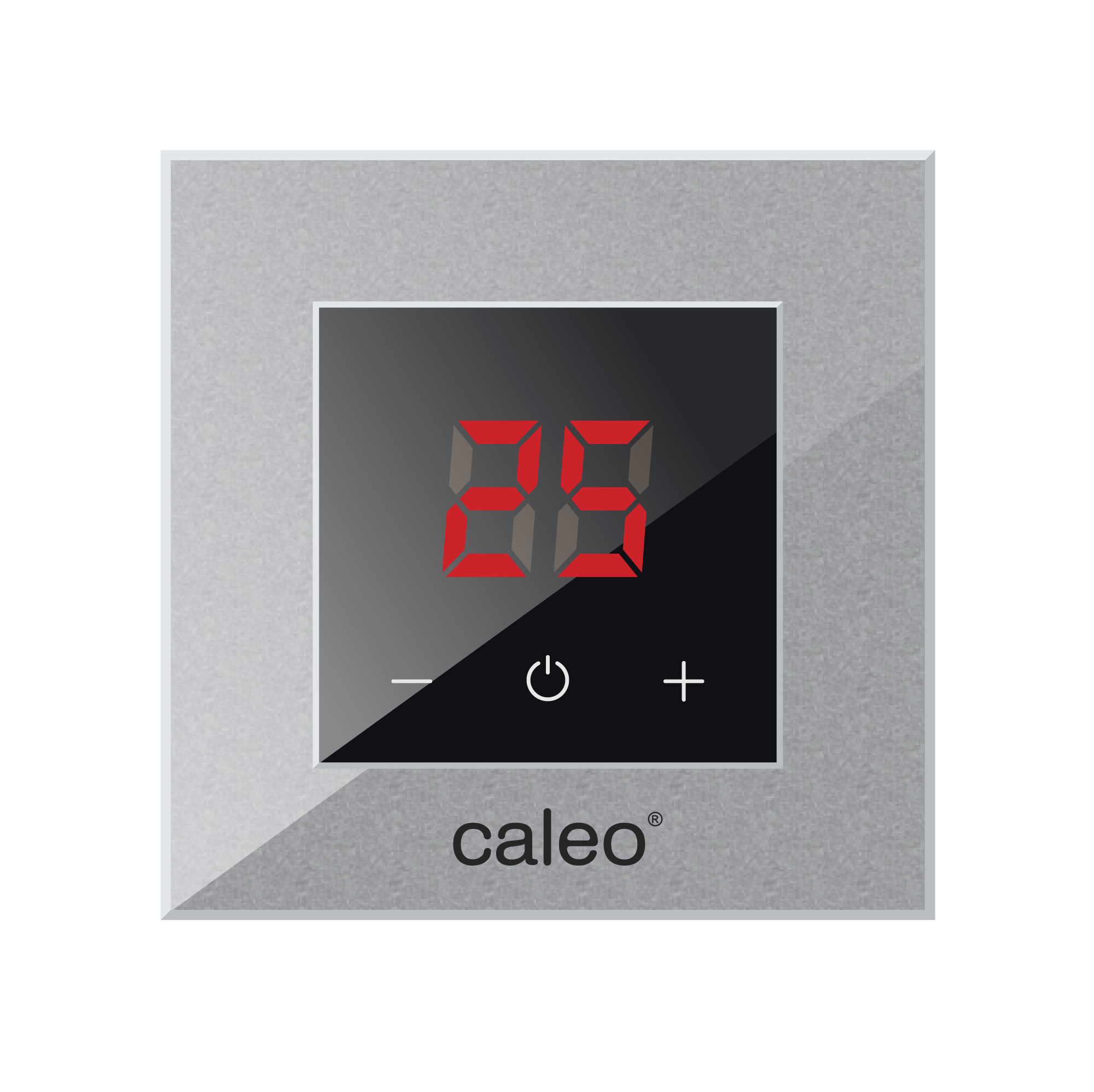 Терморегулятор CALEO NOVA встраиваемый цифровой, 3,5 кВт, алюминиевый терморегулятор caleo nova встраиваемый цифровой 3 5 квт фуксия