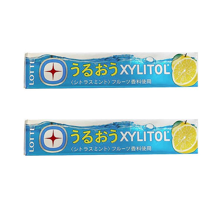 фото Жевательная резинка xylitol цитрус и мята (2 шт. по 21 г) lotte