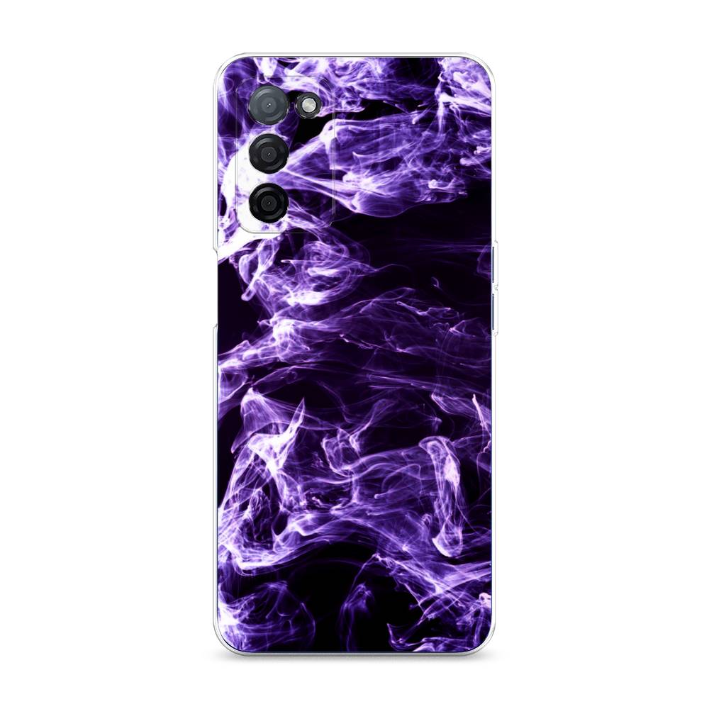 

Чехол на Oppo A55s 5G "Фиолетовый дым", Фиолетовый;белый;черный, 2510150-3
