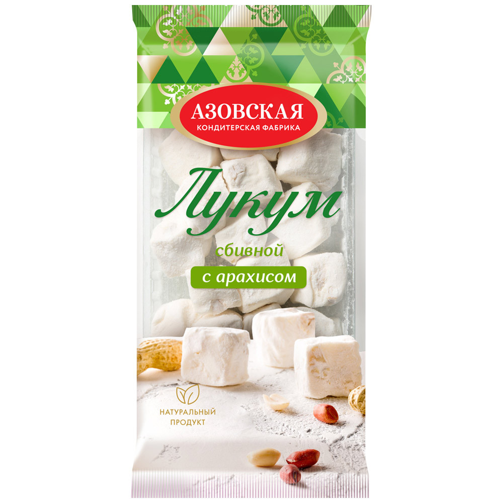 

Лукум Азовская кондитерская фабрика сбивной с арахисом 250 г