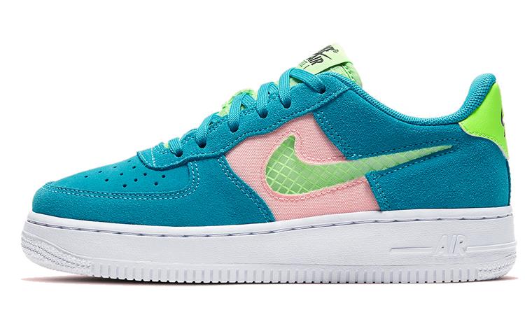 

Кеды унисекс Nike Air Force 1 Lv8 GS бирюзовые 38 EU, Бирюзовый, Air Force 1 Lv8 GS