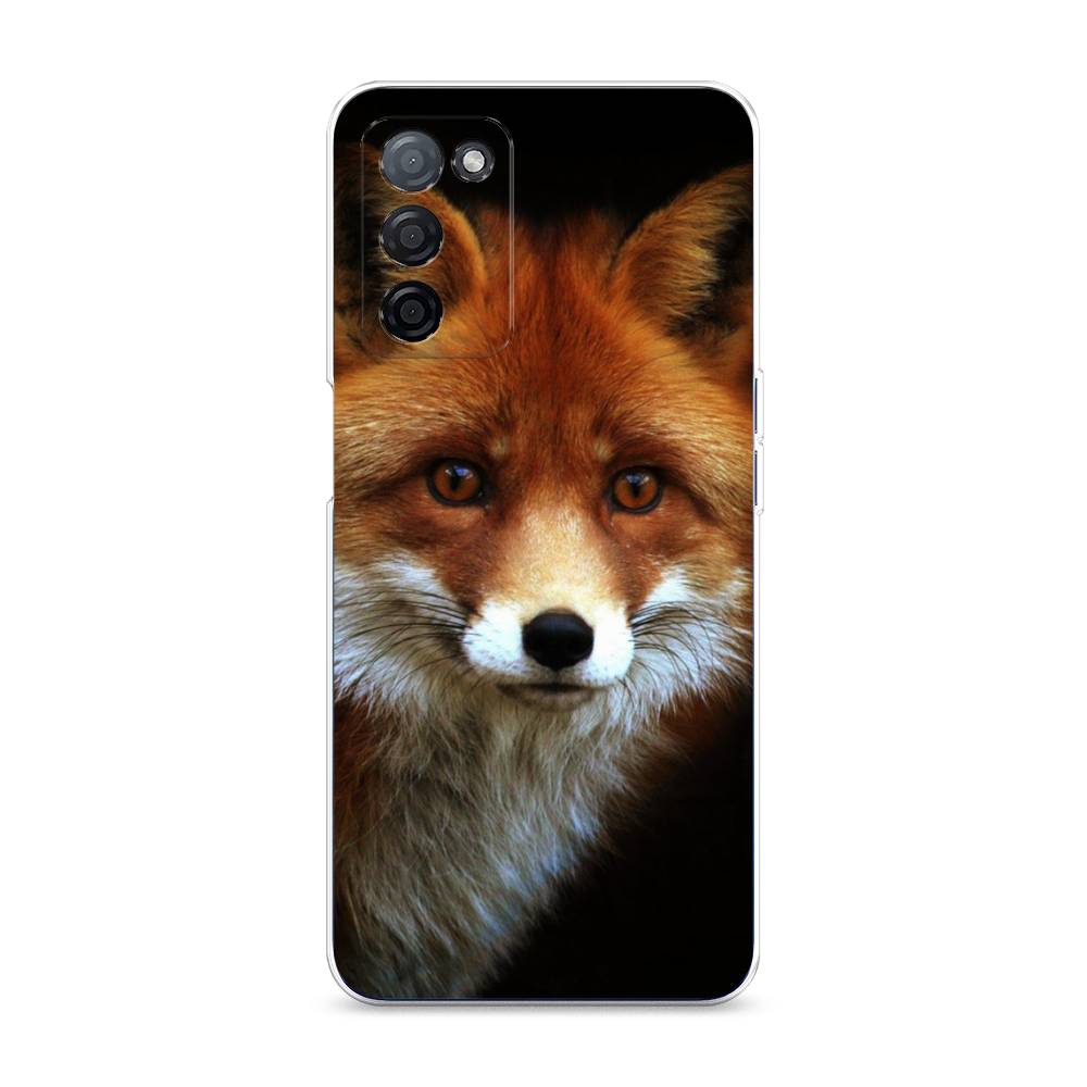 

Чехол на Oppo A55s 5G "Лиса 2", Оранжевый;черный;серый, 2510150-1