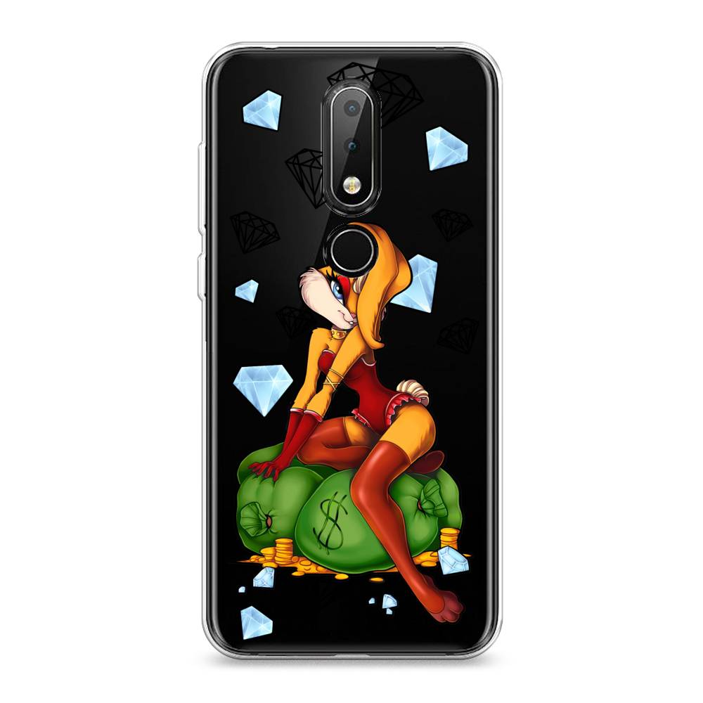 

Чехол на Nokia X6 "Лола Банни с бриллиантами", Красный;оранжевый;зеленый, 121450-6