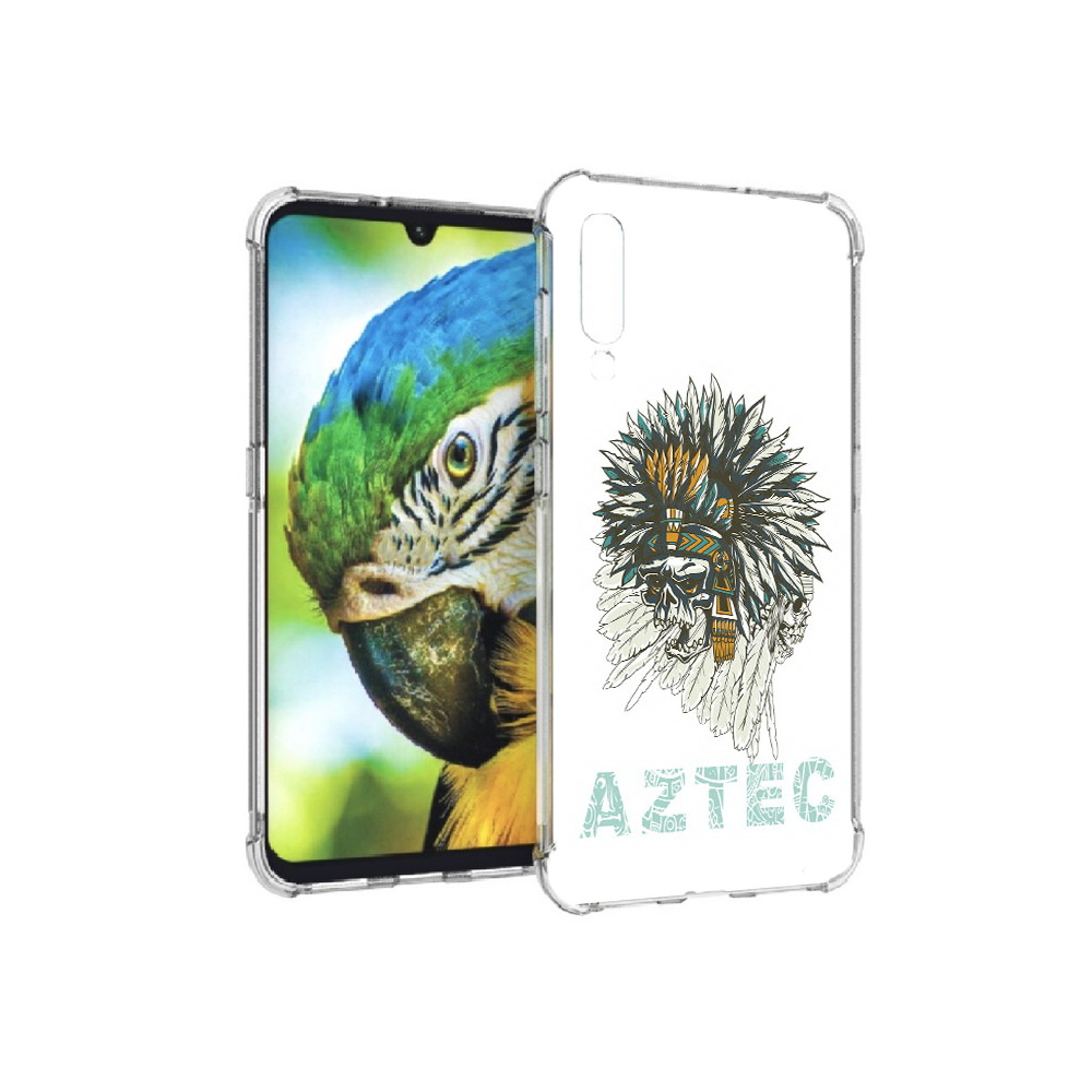 

Чехол MyPads Tocco для Xiaomi Mi 9 скелет индеец (PT126035.255.602), Прозрачный, Tocco