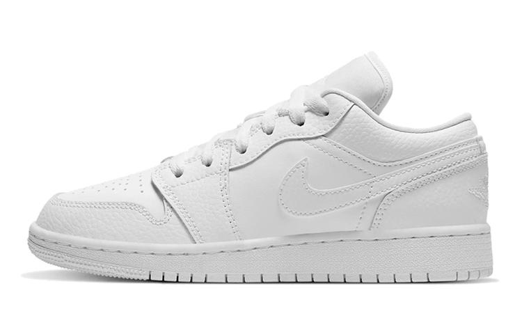 

Кеды унисекс Jordan Air Jordan 1 Low GS белые 35.5 EU, Белый, Air Jordan 1 Low GS