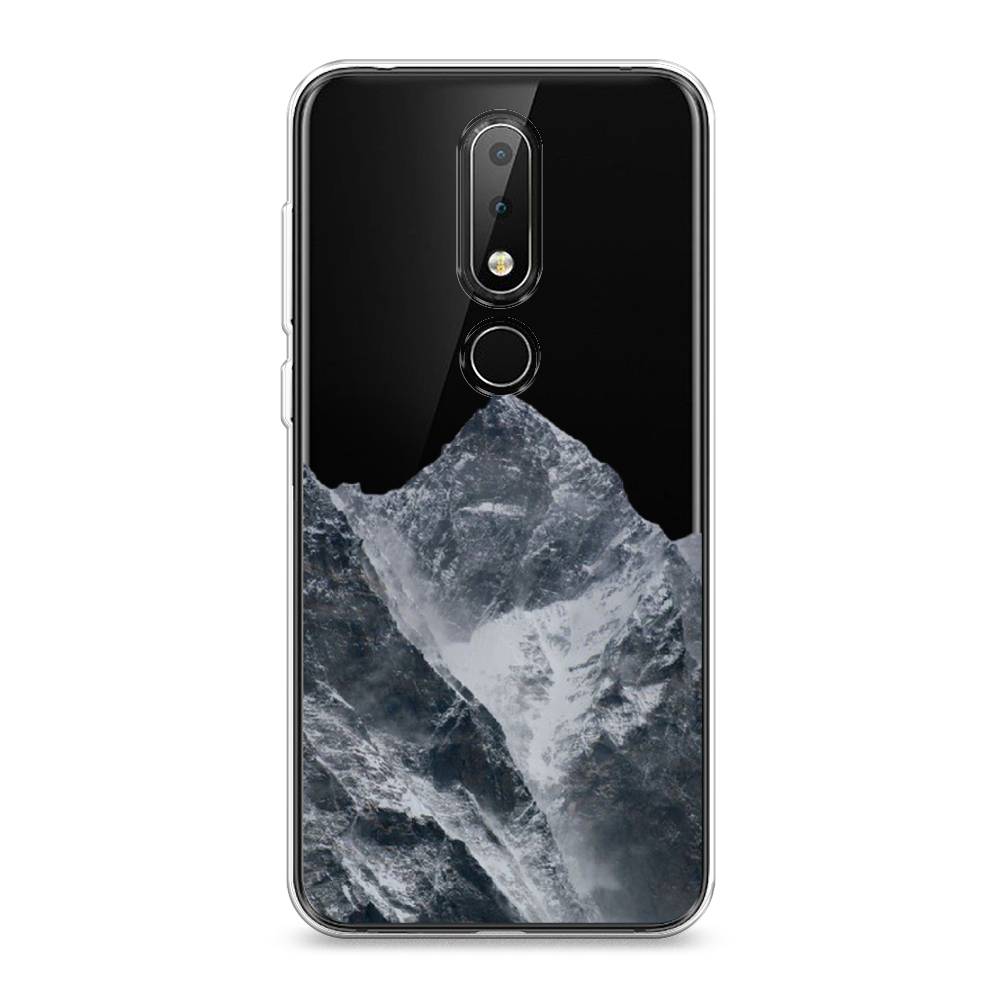 

Чехол на Nokia X6 "Горы арт 4", Серый;бежевый, 121450-2