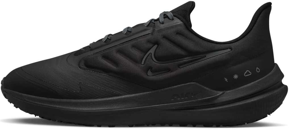 

Кроссовки мужские Nike AIRINFLO 9 SHIELD черные 8 US, Черный, AIRINFLO 9 SHIELD