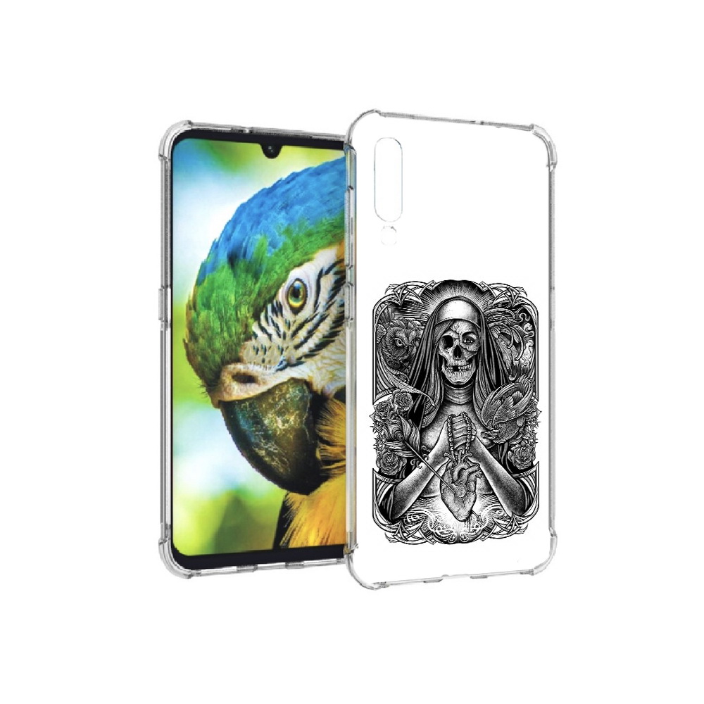 

Чехол MyPads Tocco для Xiaomi Mi 9 скелет с сердцем (PT126035.255.603), Прозрачный, Tocco