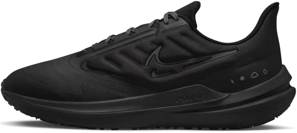 

Кроссовки мужские Nike AIRINFLO 9 SHIELD черные 10 US, Черный, AIRINFLO 9 SHIELD