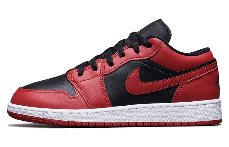 

Кеды унисекс Jordan Air Jordan 1 Low GS красные 40 EU, Красный, Air Jordan 1 Low GS