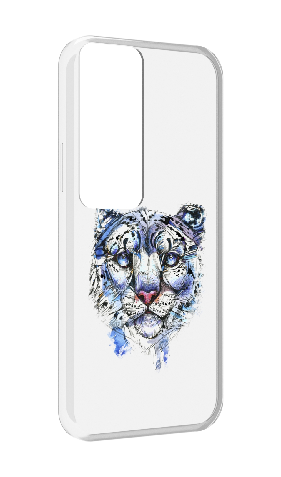 

Чехол MyPads Тигр 4 для Tecno Pova Neo 2, Прозрачный, Tocco