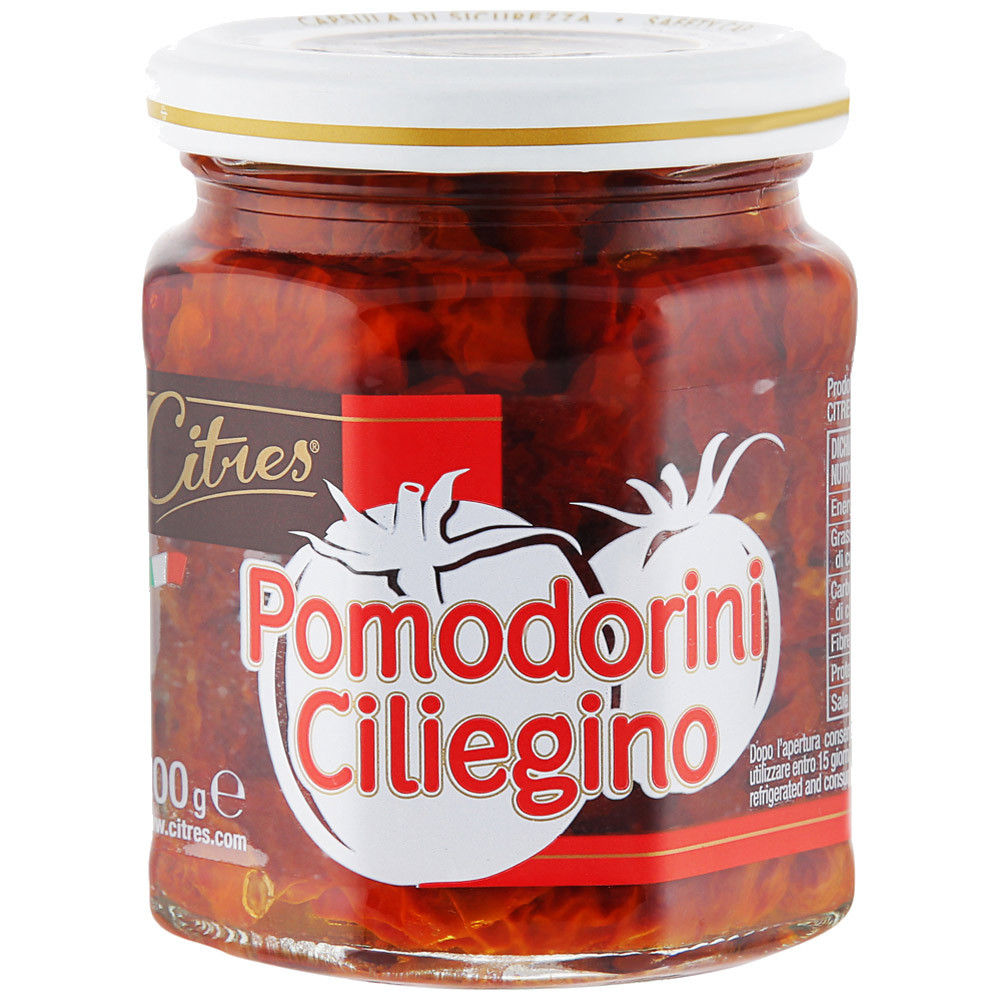 Томаты Citres Pomodorini ciliegino черри вяленые 200 г