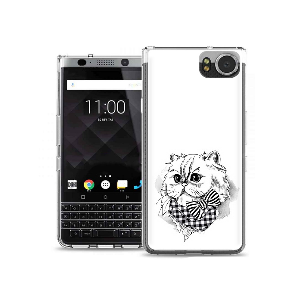 

Чехол MyPads Tocco для BlackBerry KeyOne нарисованная красивая кошечка, Tocco