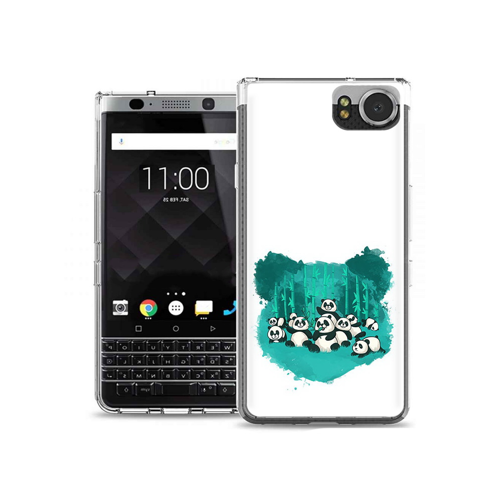 

Чехол MyPads Tocco для BlackBerry KeyOne нарисованные панды, Tocco