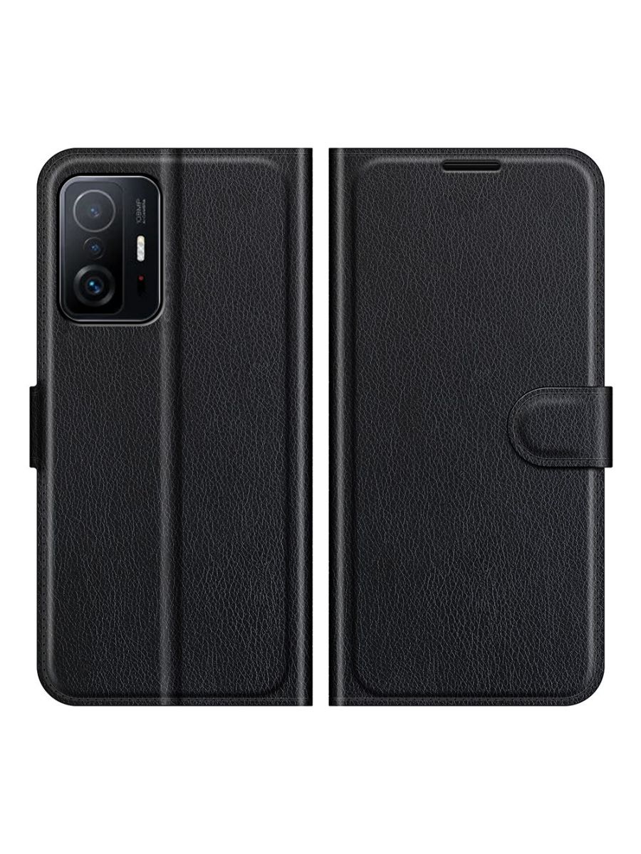 

Чехол Wallet для смартфона Xiaomi 11T/11T Pro чёрный, Черный