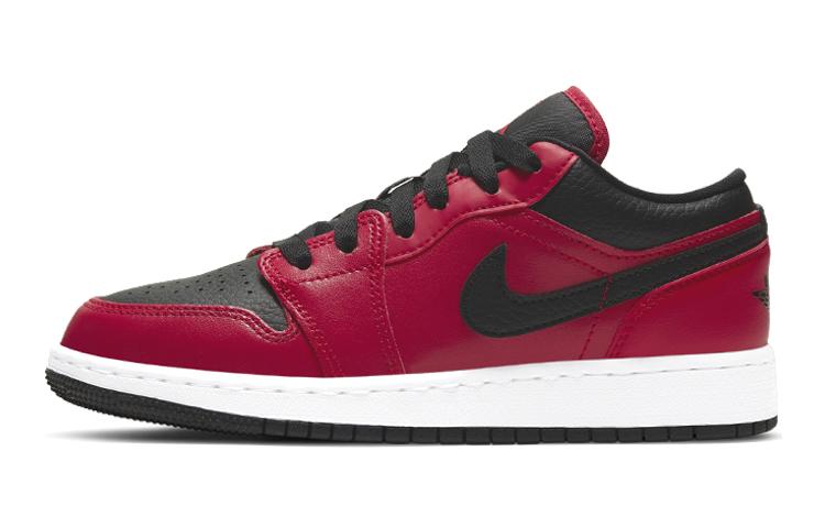 

Кеды унисекс Jordan Air Jordan 1 Low GS красные 38 EU, Красный, Air Jordan 1 Low GS
