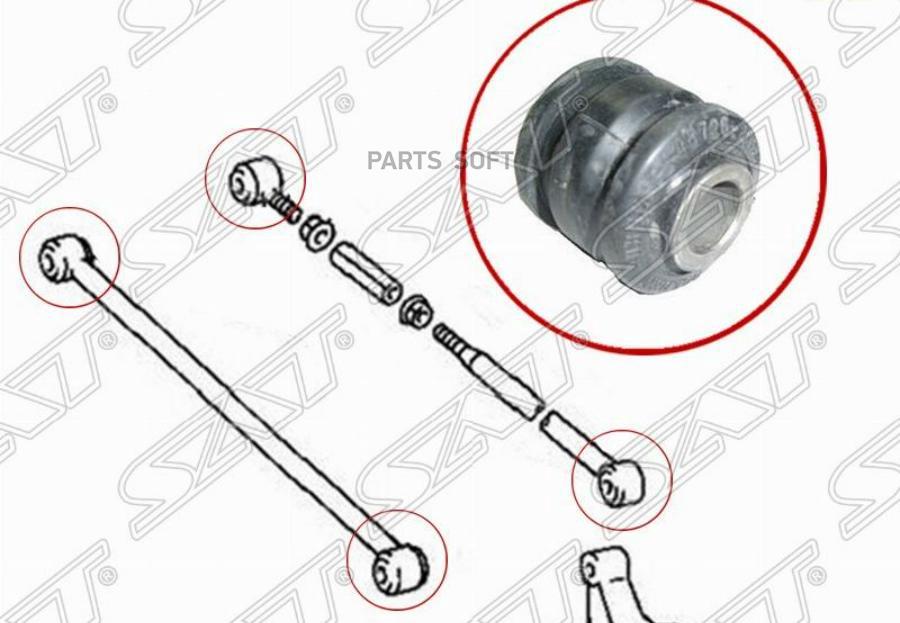 

Сайлентблок Задней Поперечной Тяги Corolla / Sprinter 92-02 Sat арт. ST-48725-12180