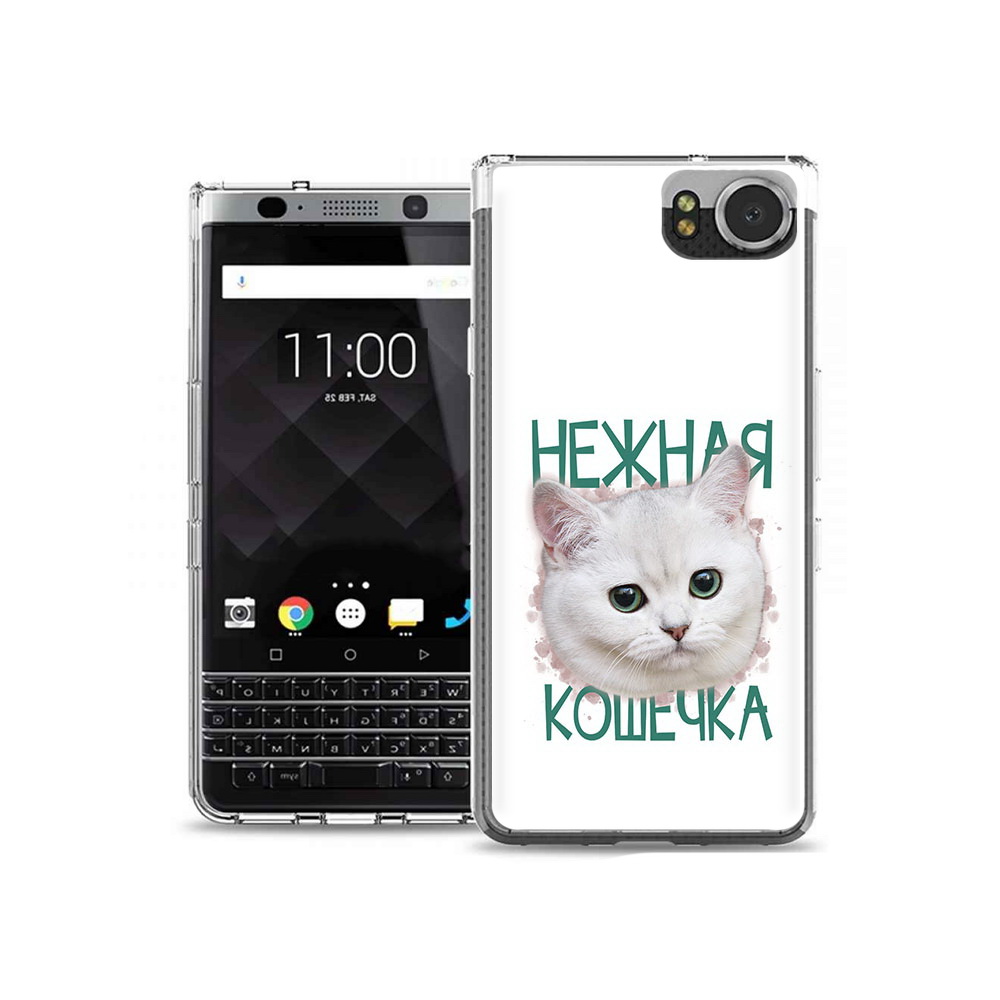 

Чехол MyPads Tocco для BlackBerry KeyOne нежная кошечка, Tocco