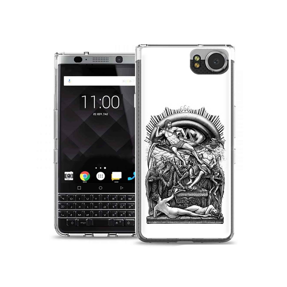 

Чехол MyPads Tocco для BlackBerry KeyOne оракул черно белый, Tocco