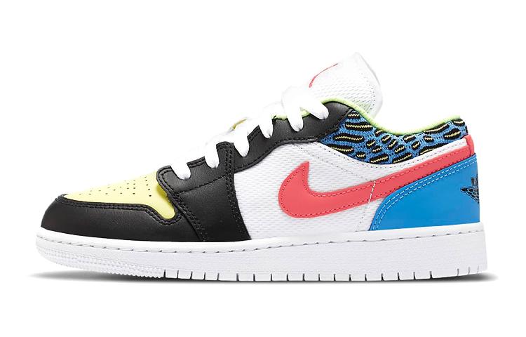 

Кеды унисекс Jordan Air Jordan 1 Low GS разноцветные 39 EU, Разноцветный, Air Jordan 1 Low GS