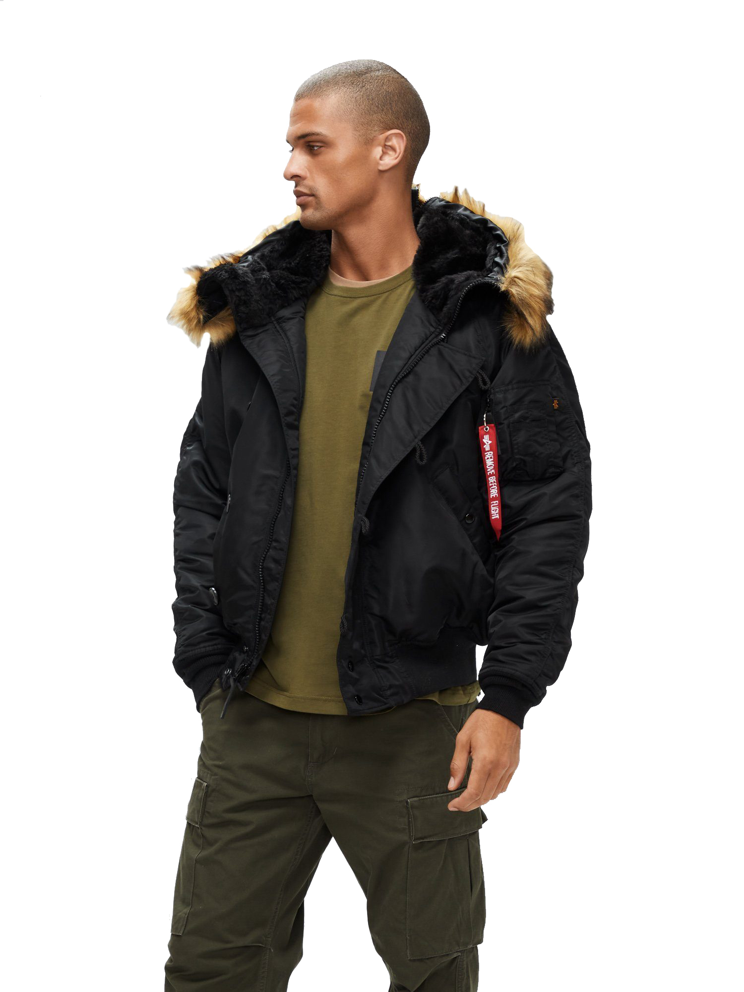 Парка мужская Alpha Industries N-2B черная M