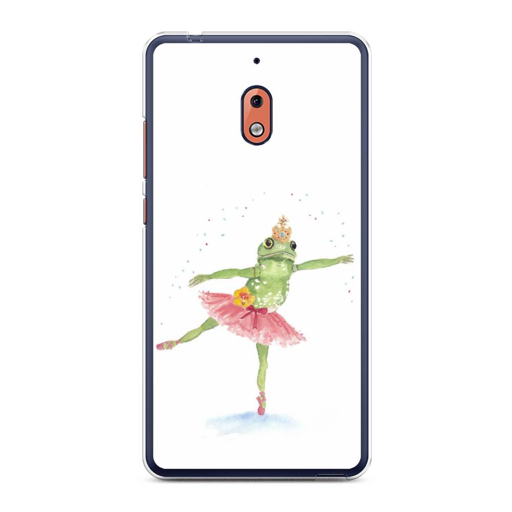 

Чехол на Nokia 2.1 "Лягушка-балерина", Зеленый, 121550-4