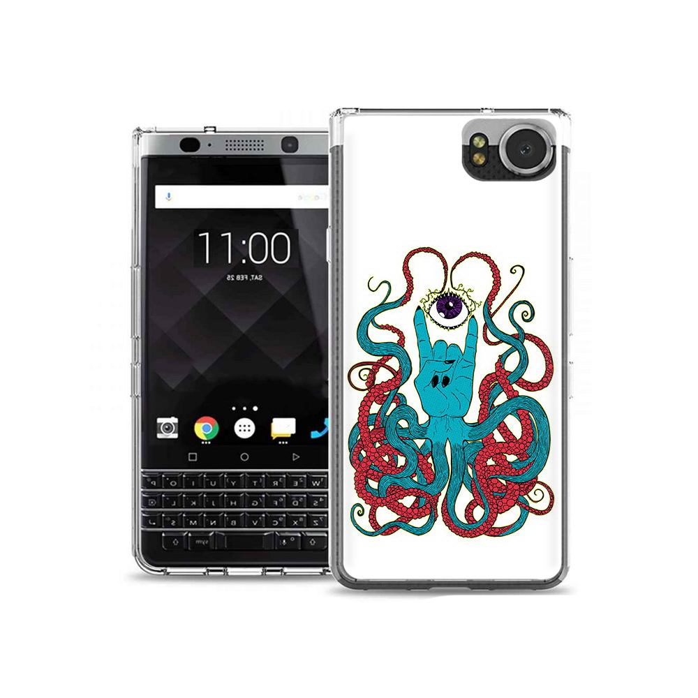 

Чехол MyPads Tocco для BlackBerry KeyOne осьминог-рука абстракция, Tocco