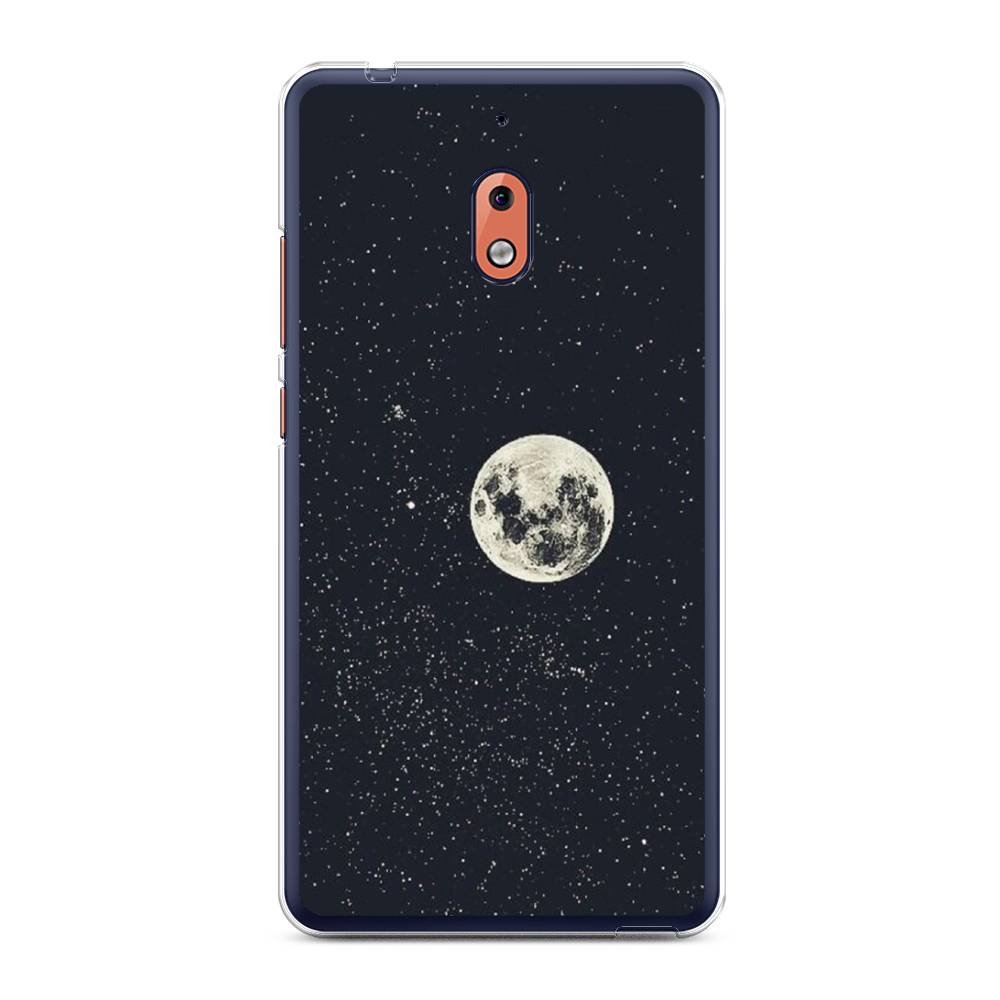 

Чехол на Nokia 2.1 "Полнолуние", Красный, 121550-2
