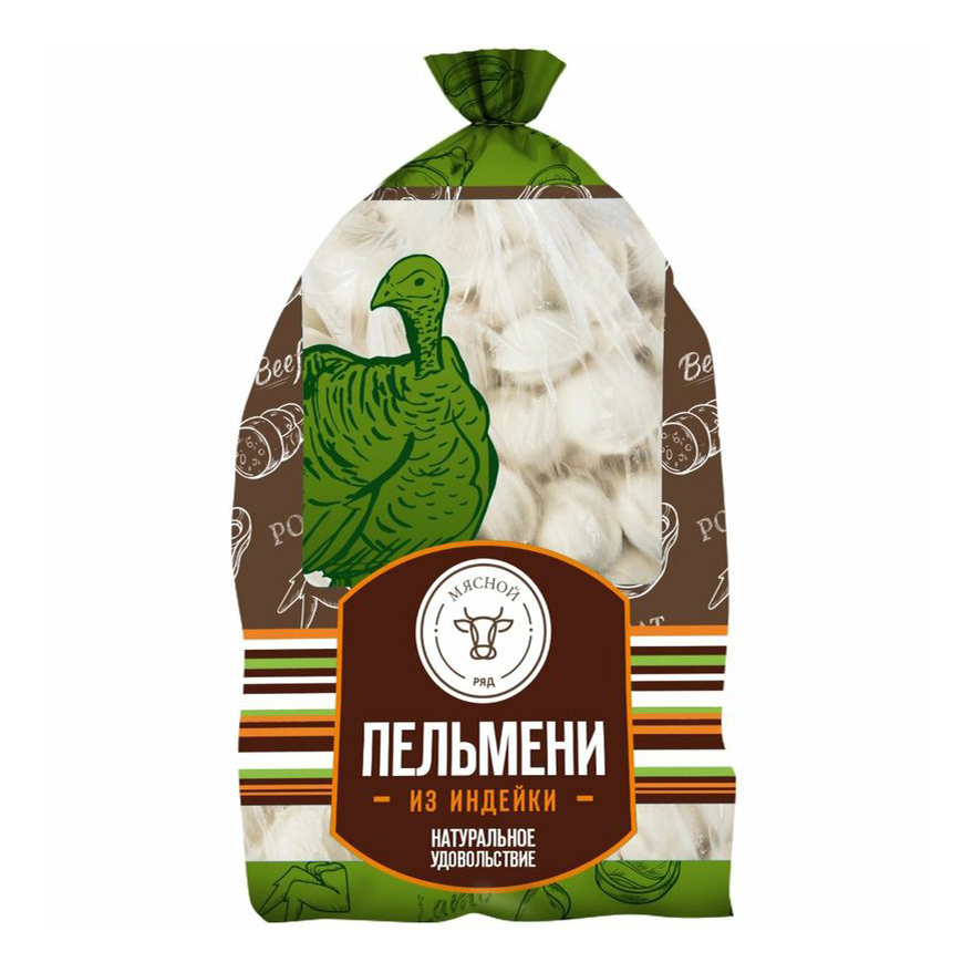 

Пельмени Мясной Ряд Нежные из филе индейки 900 г