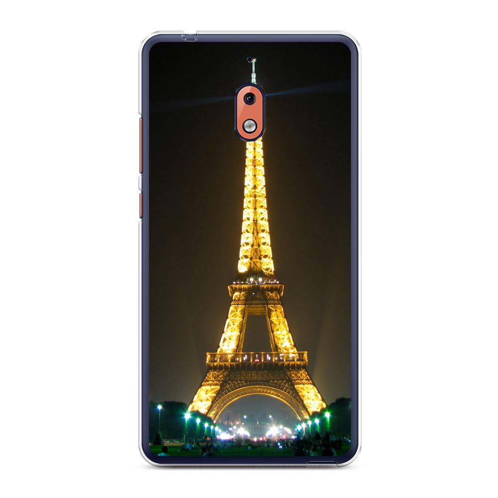 

Чехол на Nokia 2.1 "Париж 2", Желтый;серый, 121550-2
