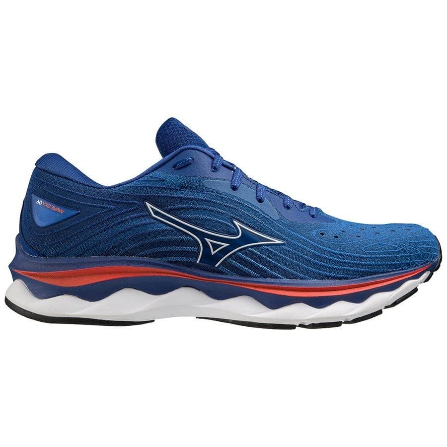 

Кроссовки мужские Mizuno WAVE SKY 6 синие 44.5 RU, Синий, WAVE SKY 6