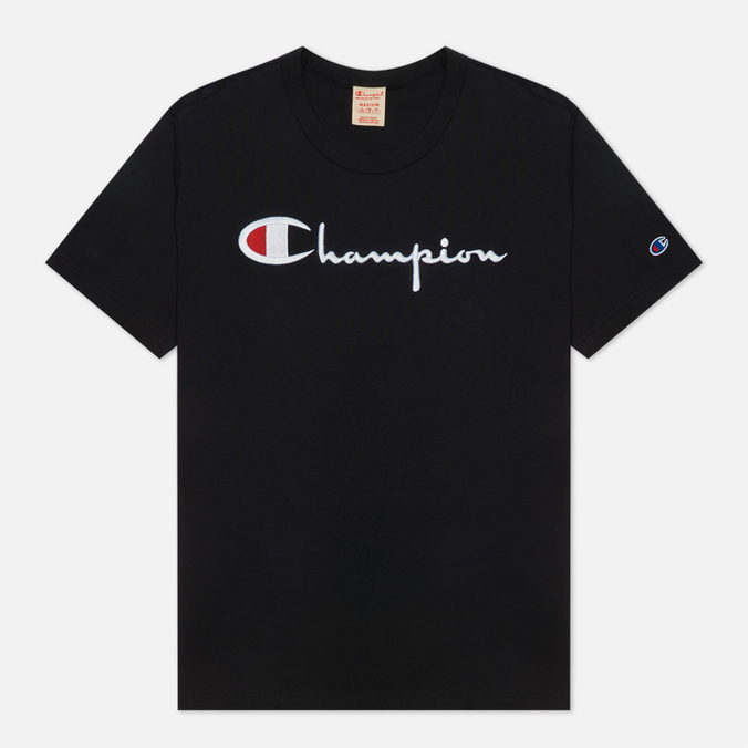 

Футболка мужская Champion Reverse Weave 216547-KK001 черная XS, 216547-KK001