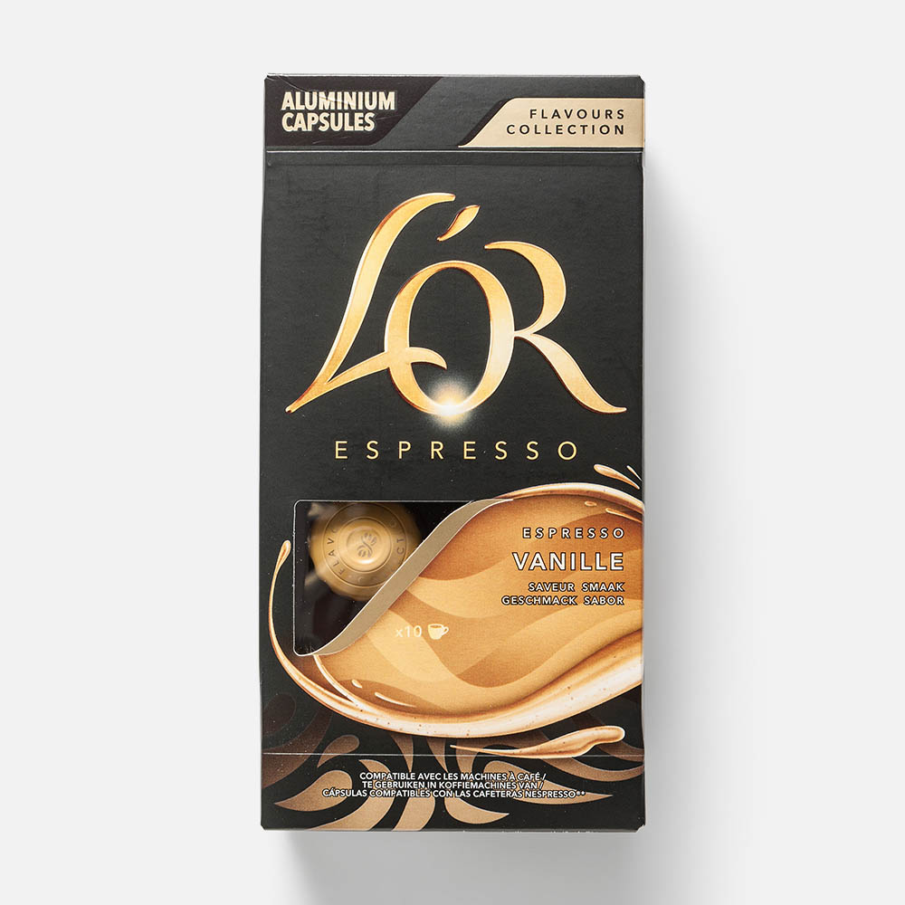 фото Кофе в капсулах l'or espresso vanilla для системы nespresso, 10 шт.