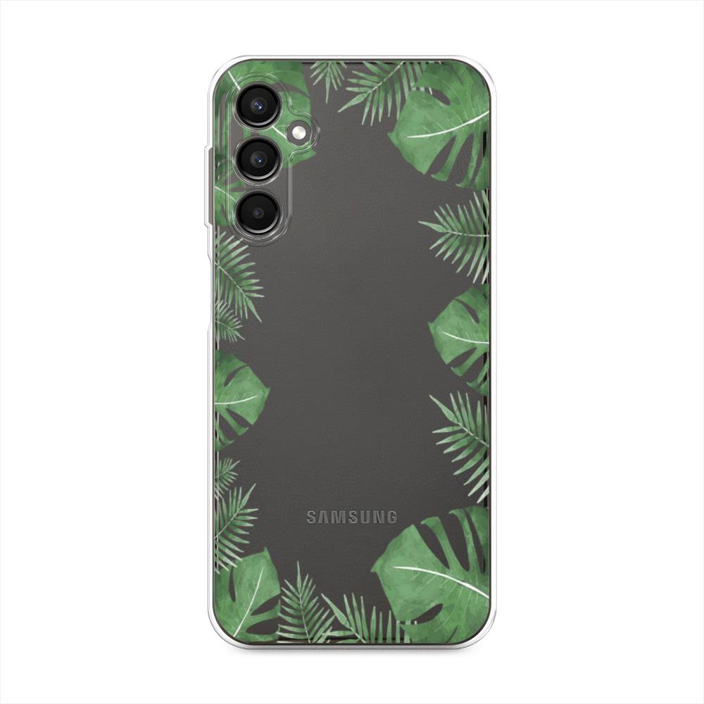 

Чехол Awog на Samsung Galaxy A24 "Листья папоротника рамка", Зеленый, 2108050-8