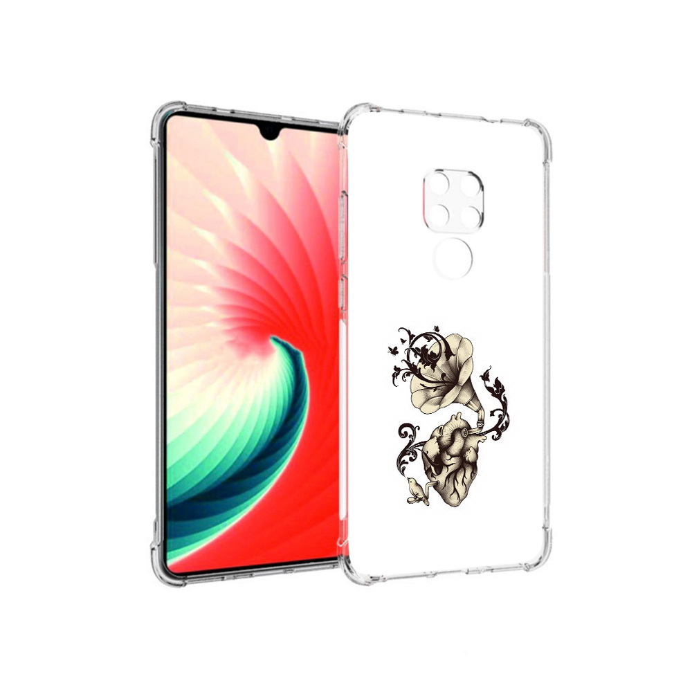 

Чехол MyPads Tocco для Huawei Mate 20 Граммофон, Прозрачный, Tocco