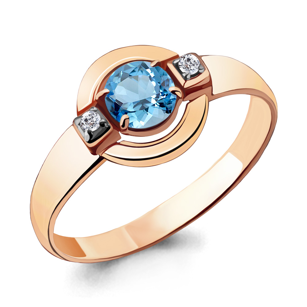 

Кольцо из серебра р. , AQUAMARINE 6912305А_925_з, 6912305А_925_з