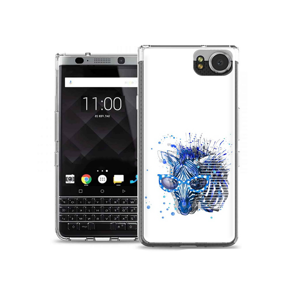 

Чехол MyPads Tocco для BlackBerry KeyOne расплывчатая зебра, Tocco