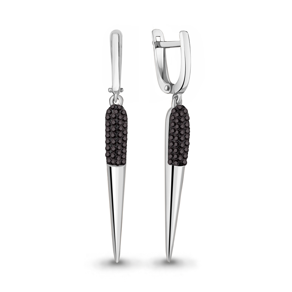 

Серьги из серебра 49530Ч_925_р, 49530Ч_925_р