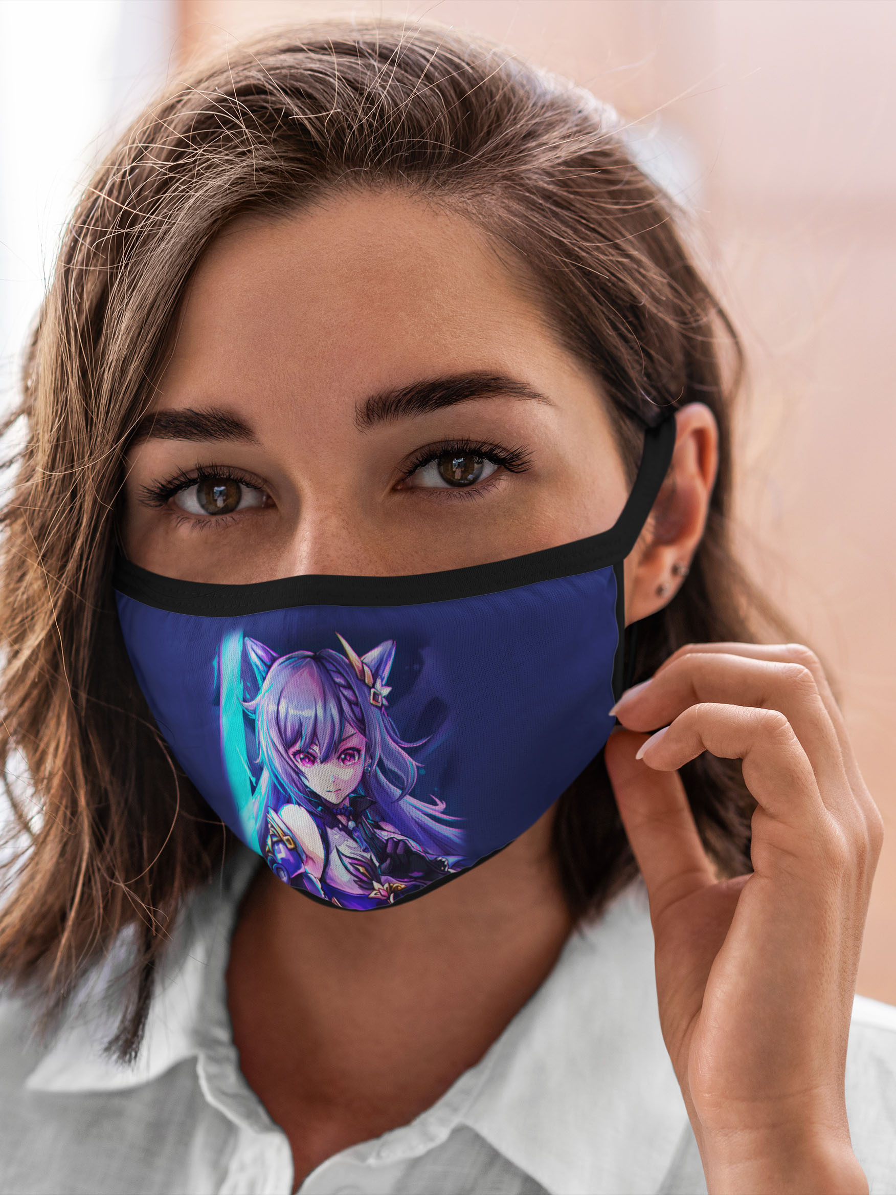 

Многоразовая маска унисекс Burnettie Genshin Impact Keqing, Разноцветный, Genshin Impact Keqing