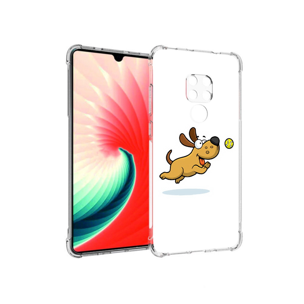 

Чехол MyPads Tocco для Huawei Mate 20 пёсик, Прозрачный, Tocco