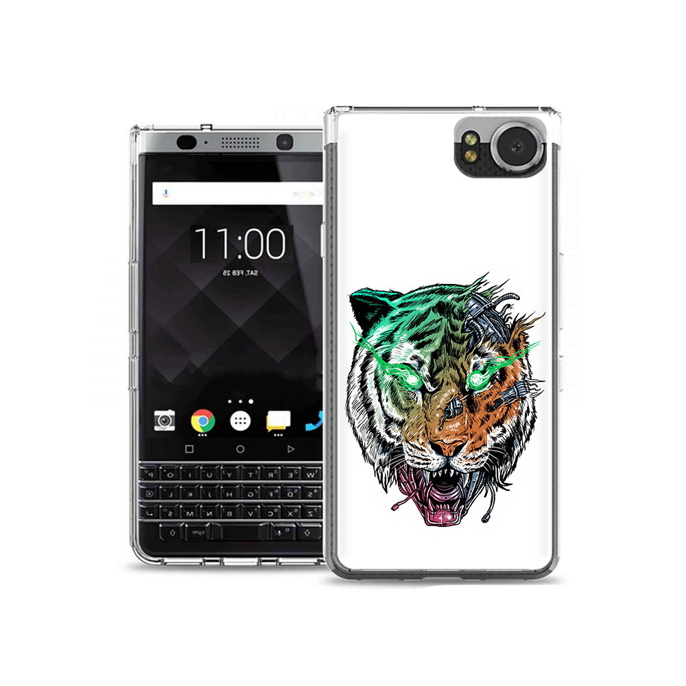 

Чехол MyPads Tocco для BlackBerry KeyOne робо-тигр, Tocco