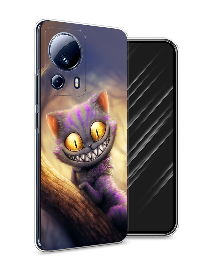 

Чехол Awog на Xiaomi 13 Lite "Cheshire Cat", Фиолетовый;желтый, 318150-1