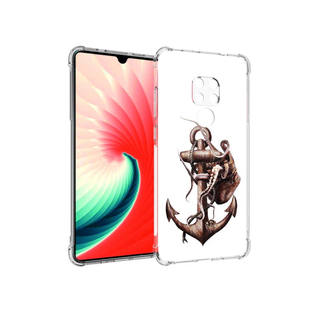

Чехол MyPads Tocco для Huawei Mate 20 ржавый якорь, Прозрачный, Tocco