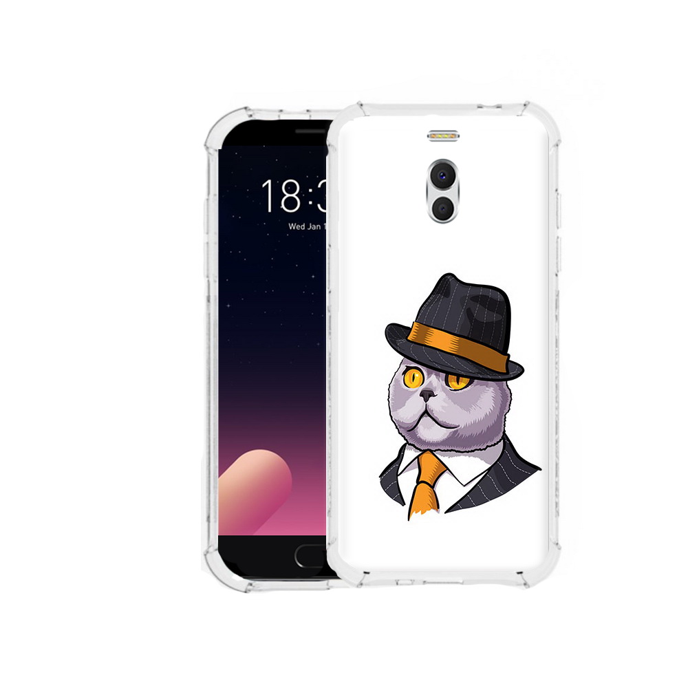 

Чехол MyPads Tocco для Meizu M6 Note британец, Прозрачный, Tocco