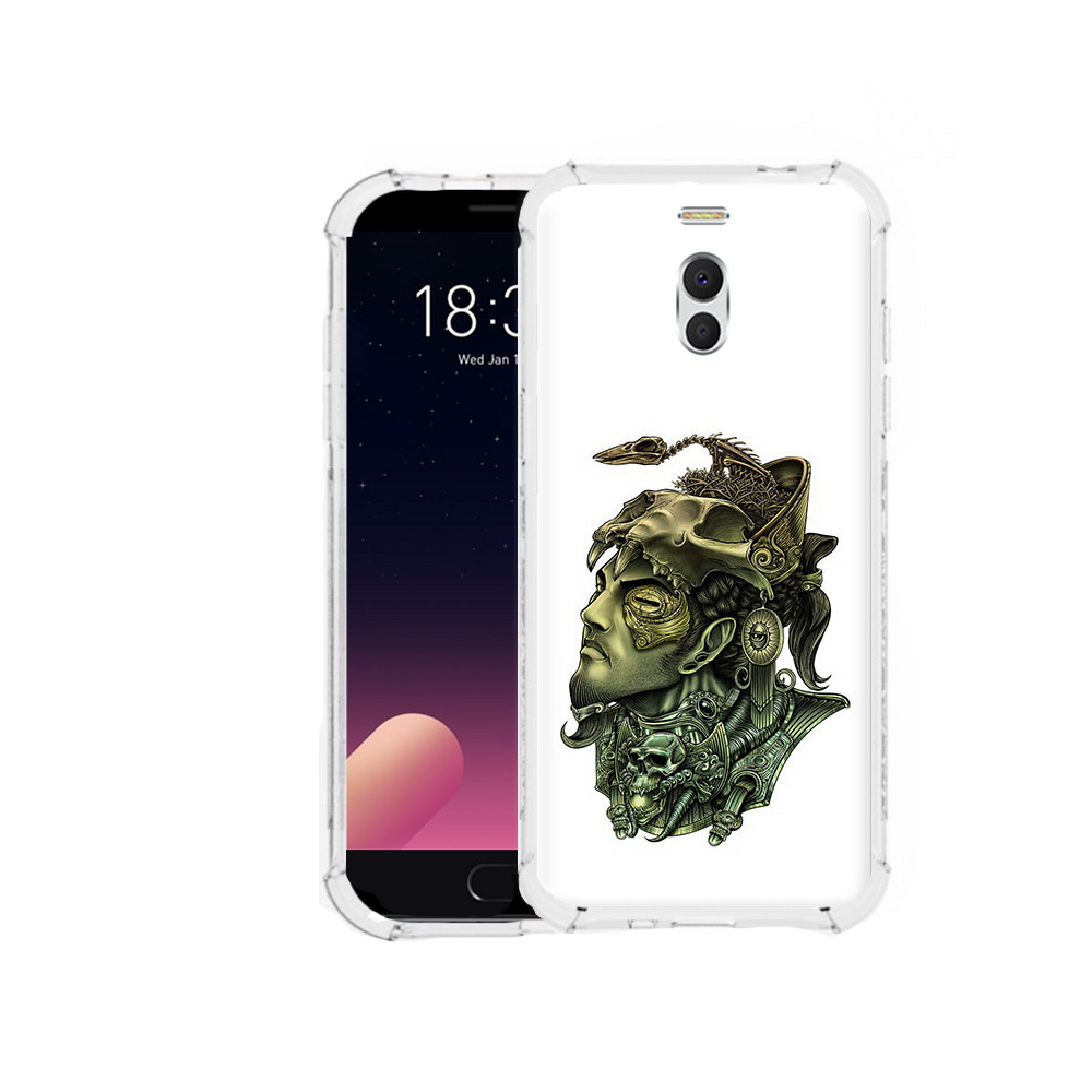 

Чехол MyPads Tocco для Meizu M6 Note бронзовый воин, Прозрачный, Tocco