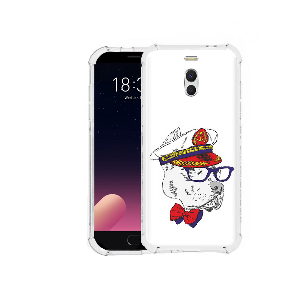 

Чехол MyPads Tocco для Meizu M6 Note бульдог, Прозрачный, Tocco