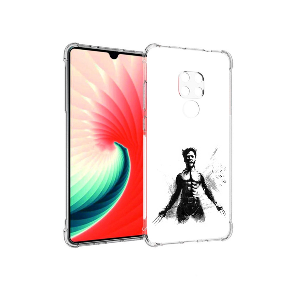

Чехол MyPads Tocco для Huawei Mate 20 росомаха, Прозрачный, Tocco