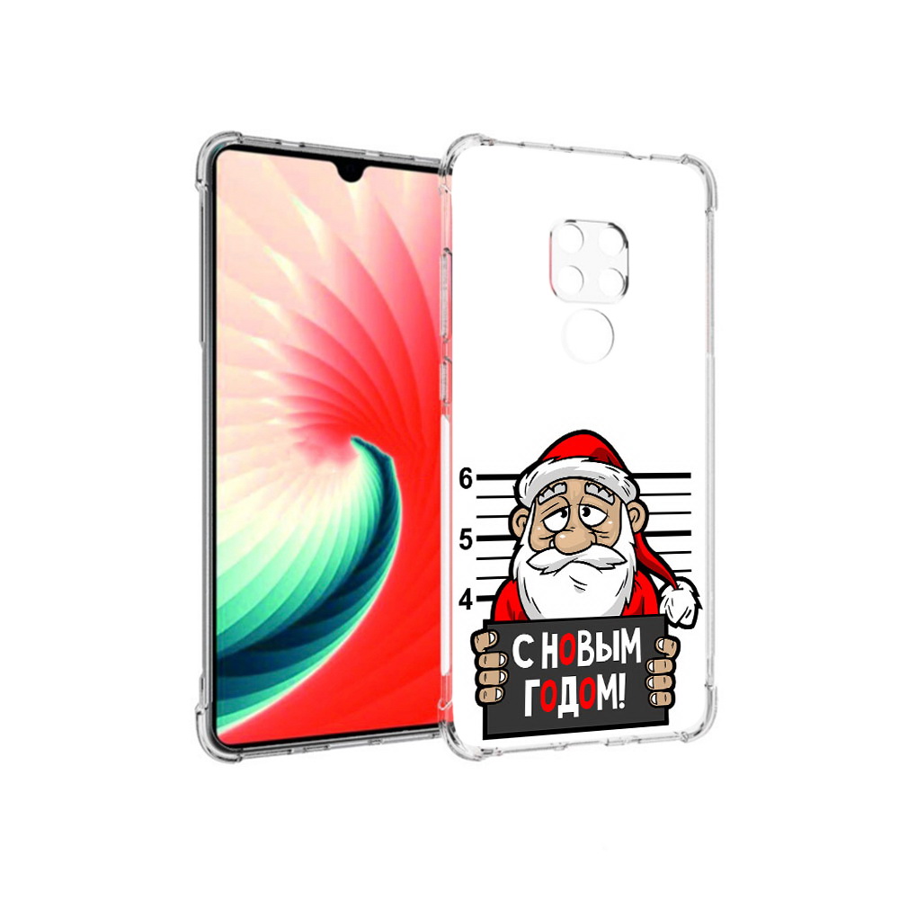 

Чехол MyPads Tocco для Huawei Mate 20 ДМ с новым годом заключенный, Прозрачный, Tocco
