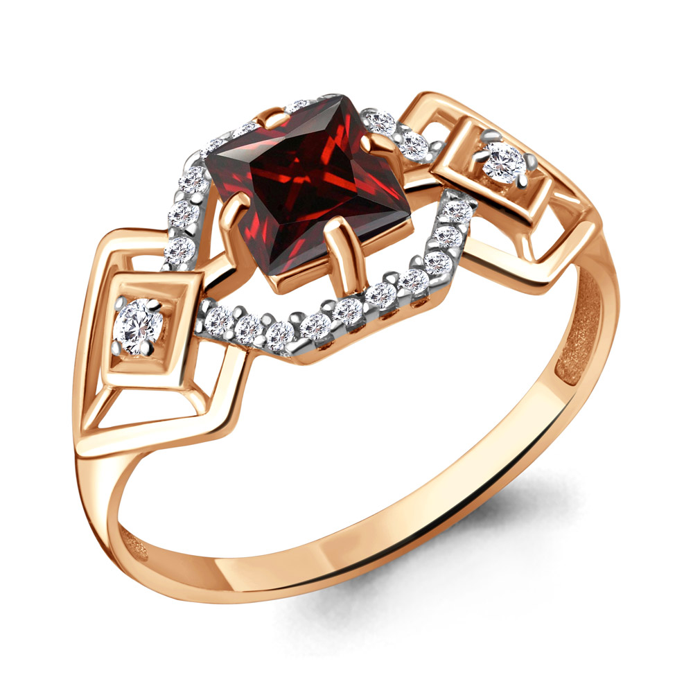 

Кольцо из серебра р. , AQUAMARINE 6557403А_925_з, 6557403А_925_з